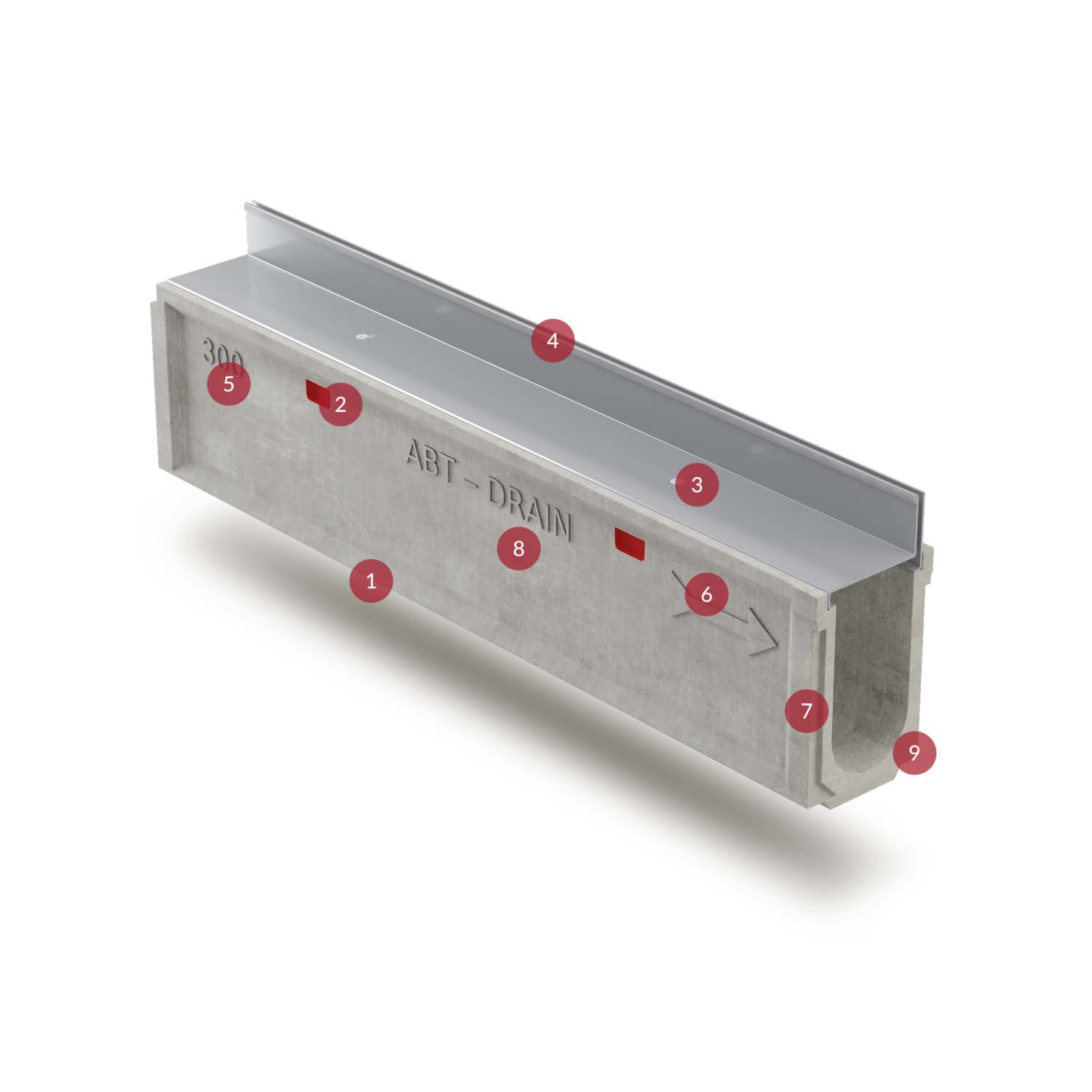 Presloped Modular Concrete Trench Drain Channels ABT Drains, 48% OFF